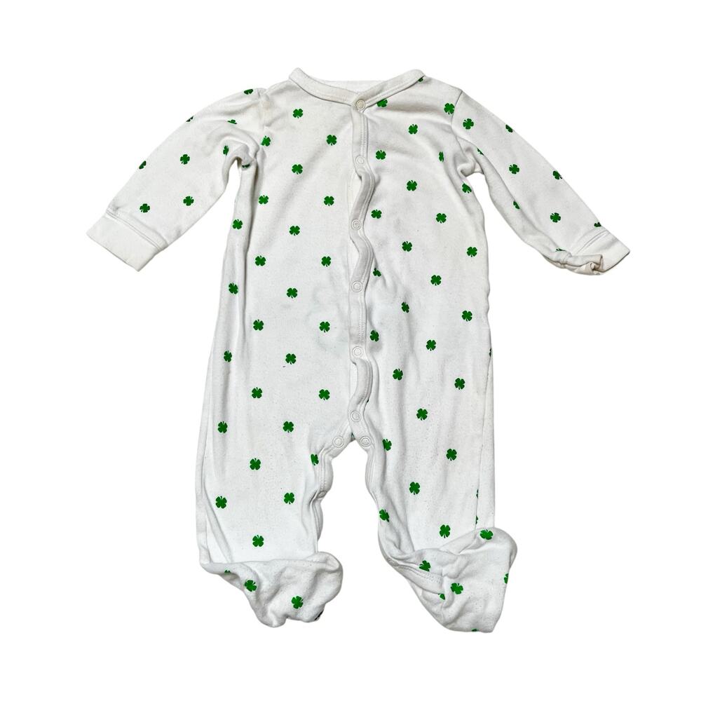 Carter’s Shamrock St Patrick’s Day Sleeper PJs Size 9m